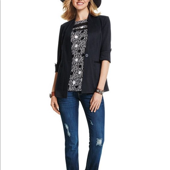 CAbi blue and white polkadot tank Jot Top - Picture 2 of 11